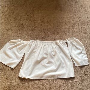 Elegant Off-Shoulder White Top